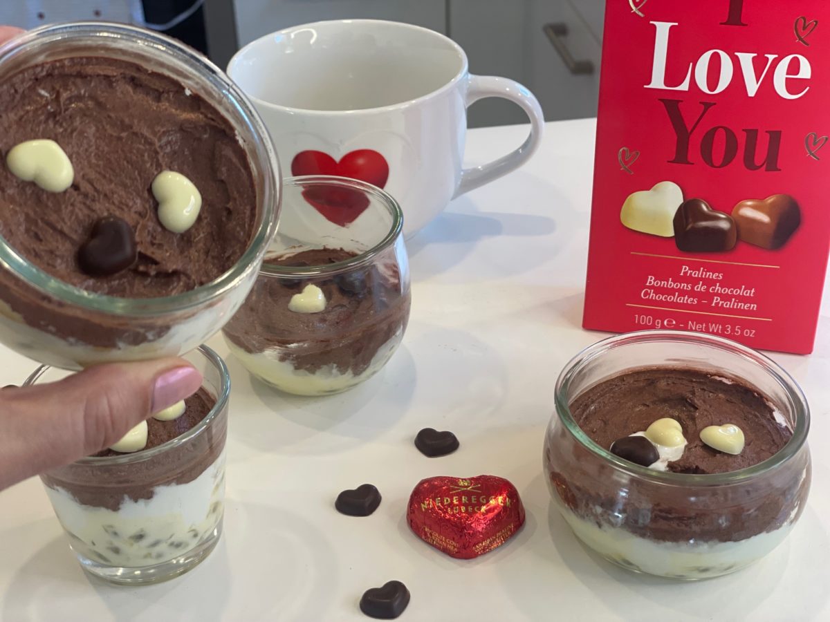 Zubereitung Duo Mousse with Love