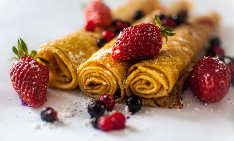 Eierkuchen mit Beeren Rezept