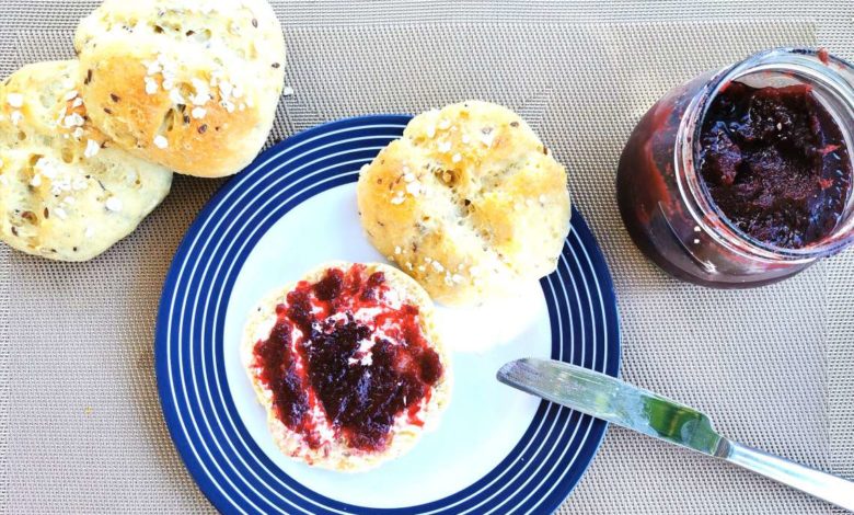 schnelle Dinkel Quark Brötchen