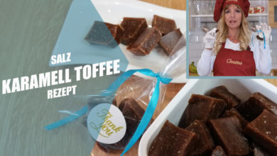 Salz Karamell Toffee Rezept Thermomix deutsch ohne raffinierten Zucker